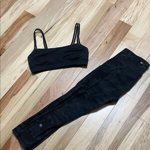 Lululemon black + Camouflage Set